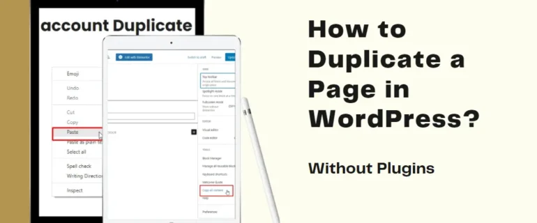 How to Duplicate a Page in Wordpress | Easy Step-by-Step wordpress1 ezgif.com png to webp converter 12