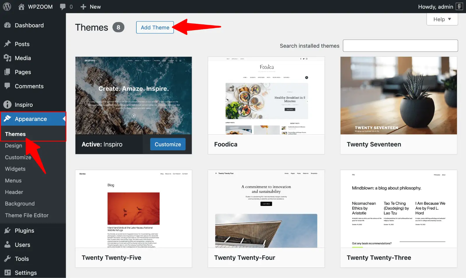 how to add blog template in wordpress