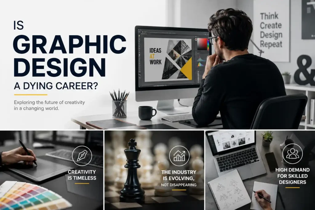is graphic design a dying career​