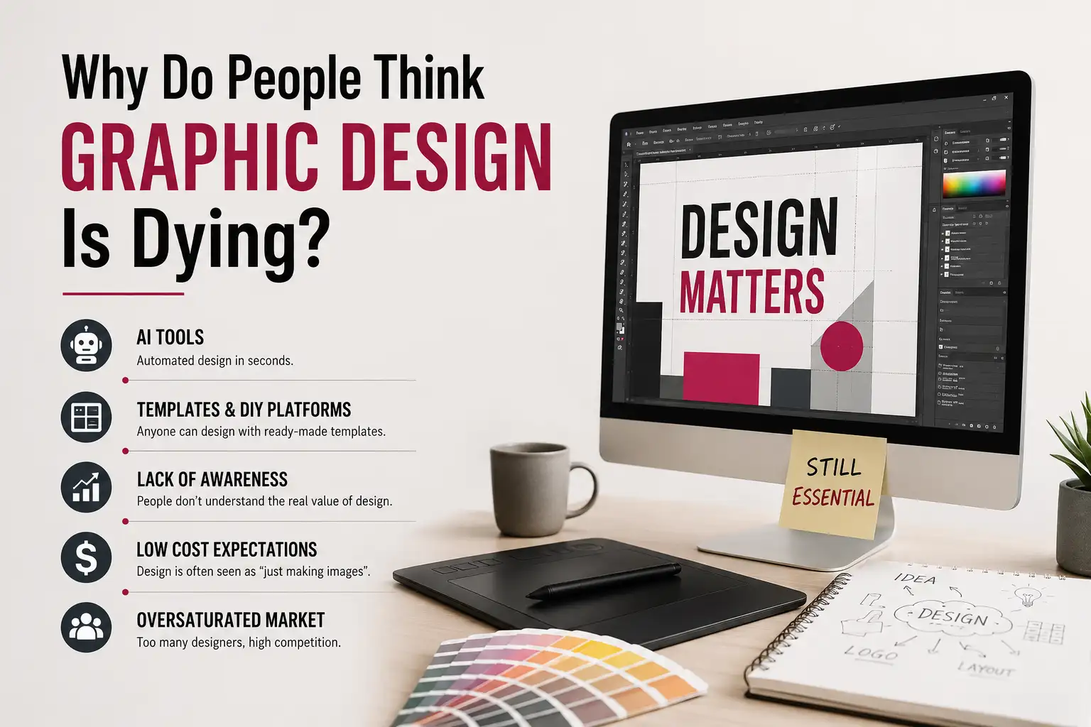 is graphic design a dying career​